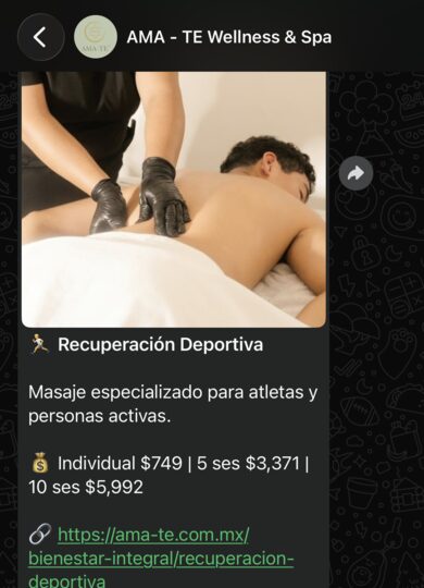 AMA-TE — Chatbot WhatsApp con IA — Belleza & Estética