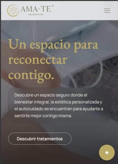 AMA-TE — Sitio Web — Belleza & Estética